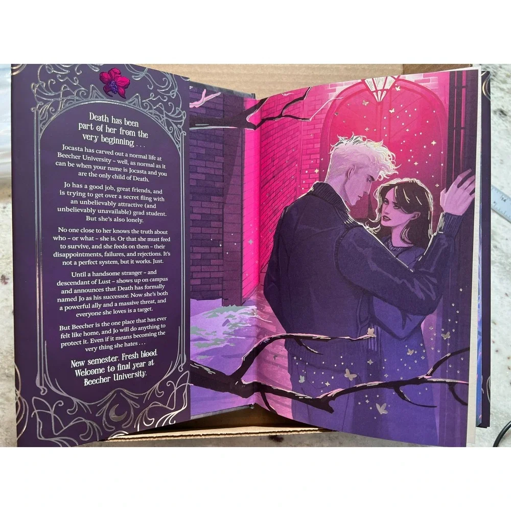 Death's Daughter by S.A Barnes Fairyloot April 2026 Romantasy Exclusive Edition